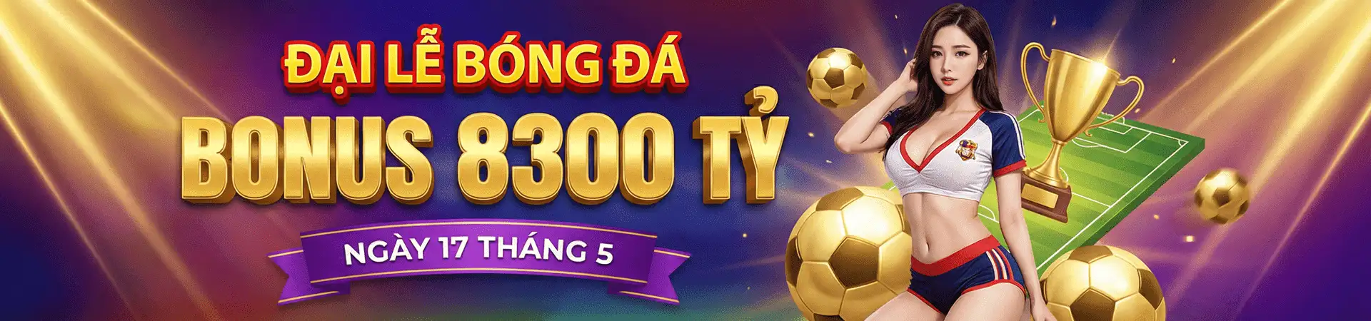 Banner nhận thưởng liền tay  cho thành viên mới